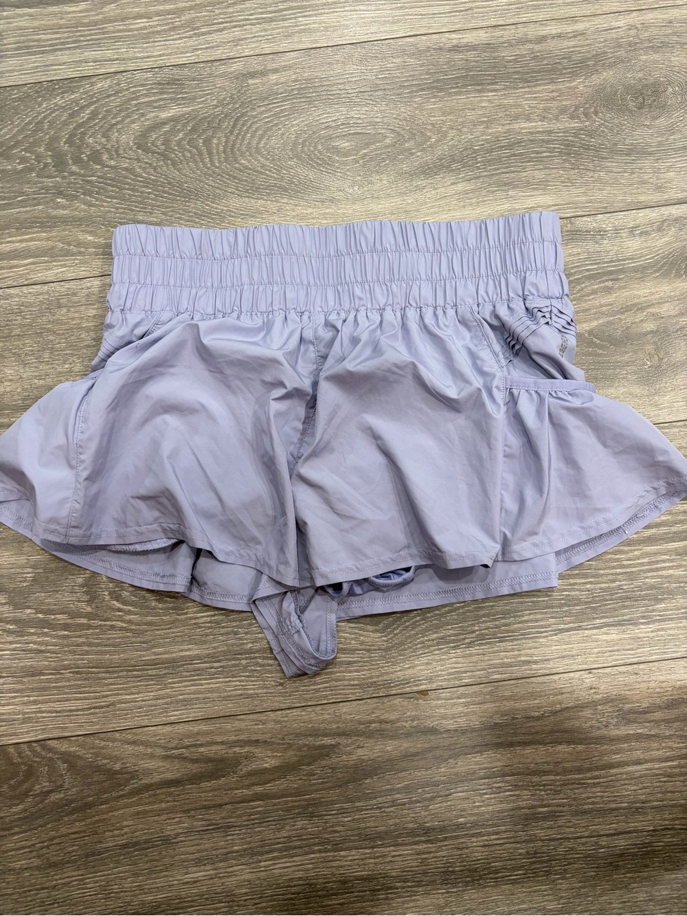 Free People Movement Light Lavender Women's Athletic Shorts